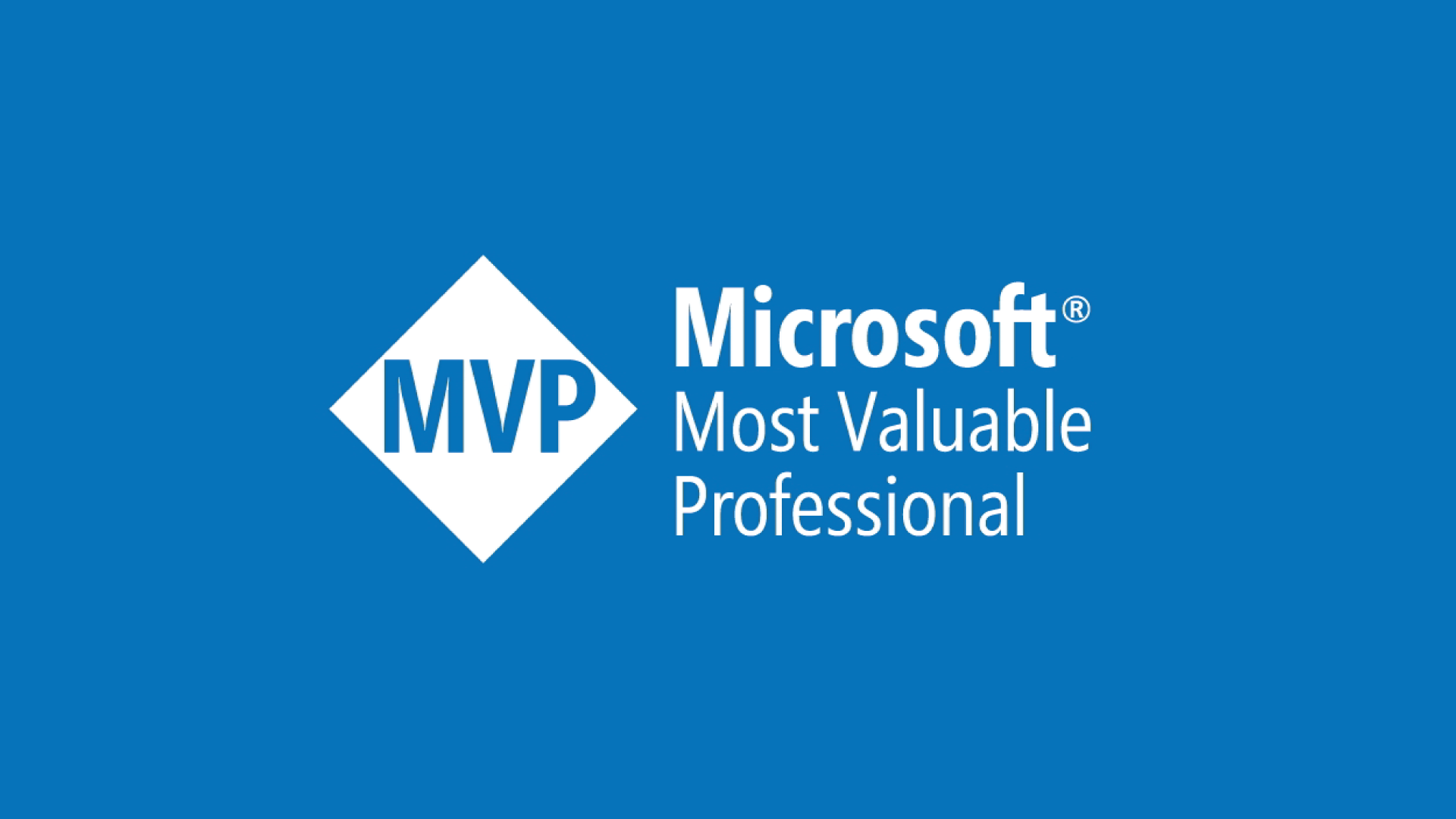 Becoming a Microsoft MVP
